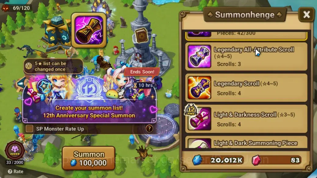 Summoners War: Sky Arena Accounts GLOBAL | NB 5 TESHAR,Starter Gacha 115 12Y+160 11Y image 2