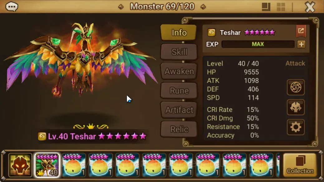 Summoners War: Sky Arena Accounts GLOBAL | NB 5 TESHAR,Starter Gacha 115 12Y+160 11Y image 4