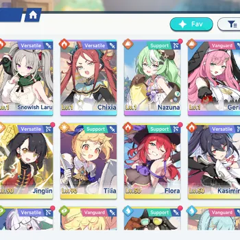 Stella Sora Accounts Global Lv 42|7 SSR 3 Limited|(Firstlight Noya T5 +Sign, Snowish Laru, Shia)|Nanoha T2,Minova