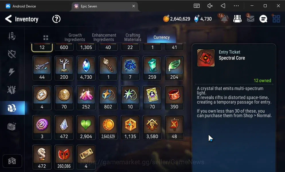 Epic Seven Accounts GBL Unverif|13ML(BArunka,LOTScales,DB Senya,Etc)+P image 9