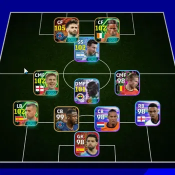eFootball Accounts Legends & Iconic Players Android|BigTime K.Kvaratskhelia|4 Epic Didier Drogba,Steven Gerrard,Jordi