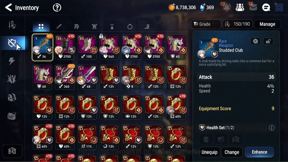 Epic Seven Accounts Mid-Tier ASIA Verif|11 ML(SP Politis,Har setti,EW Ludwig,A Ravi,Etc)+Stark,Wukong,Ran,Etc|3K Energy+97K 11