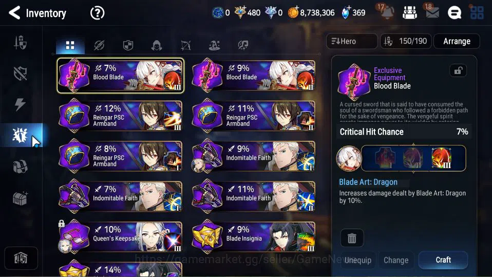 Epic Seven Accounts Mid-Tier ASIA Verif|11 ML(SP Politis,Har setti,EW Ludwig,A Ravi,Etc)+Stark,Wukong,Ran,Etc|3K Energy+97K 13