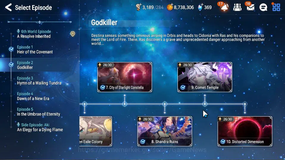 Epic Seven Accounts Mid-Tier ASIA Verif|11 ML(SP Politis,Har setti,EW Ludwig,A Ravi,Etc)+Stark,Wukong,Ran,Etc|3K Energy+97K 16