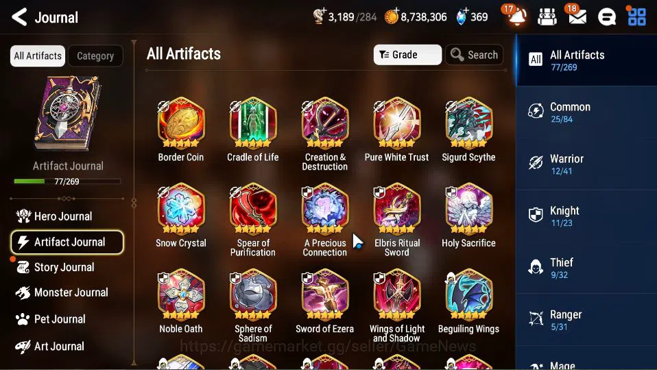 Epic Seven Accounts Mid-Tier ASIA Verif|11 ML(SP Politis,Har setti,EW Ludwig,A Ravi,Etc)+Stark,Wukong,Ran,Etc|3K Energy+97K 8