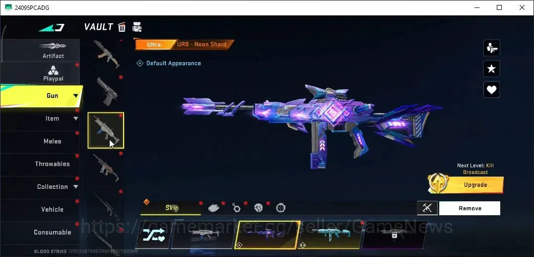 Blood Strike Accounts ASIA|ULTRA MELEE [Lightblade DF]|Ultra [URB]|Colla image 12