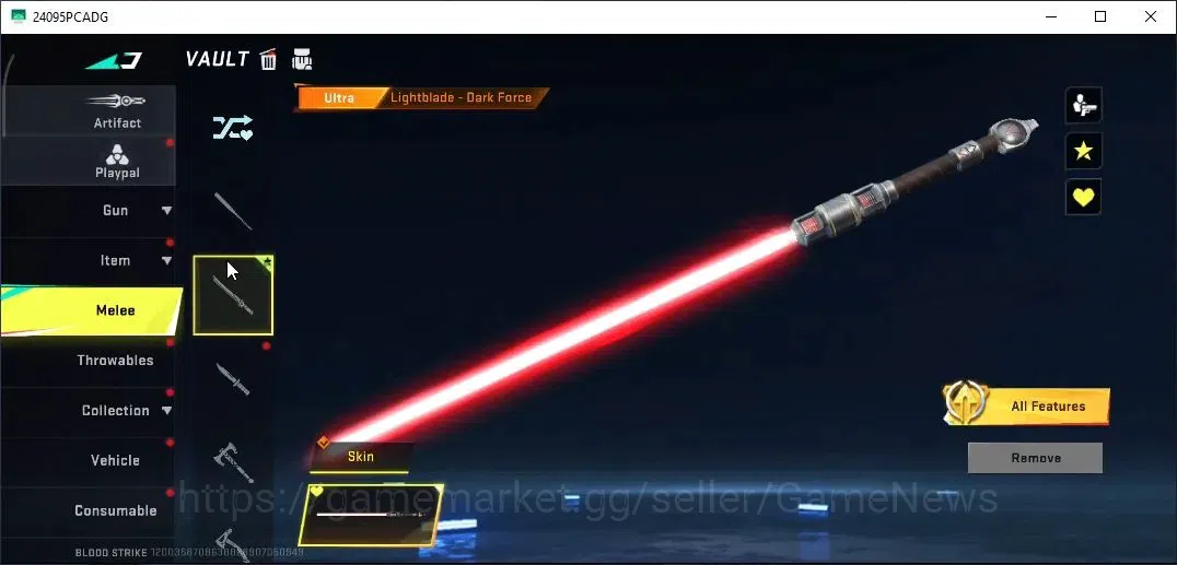 Blood Strike Accounts ASIA|ULTRA MELEE [Lightblade DF]|Ultra [URB]|Colla image 13