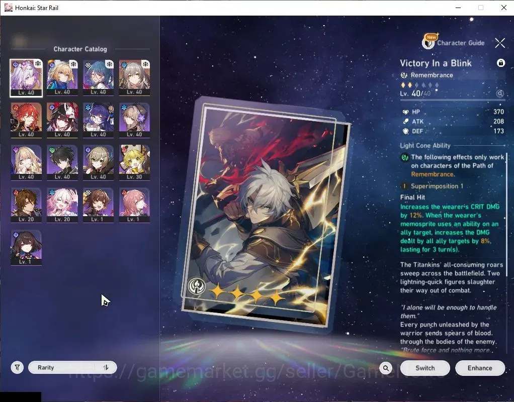 Honkai Star Rail Accounts Asia|TL 28|1 Golden Comp|2 Limited| Castorice,Spar image 4