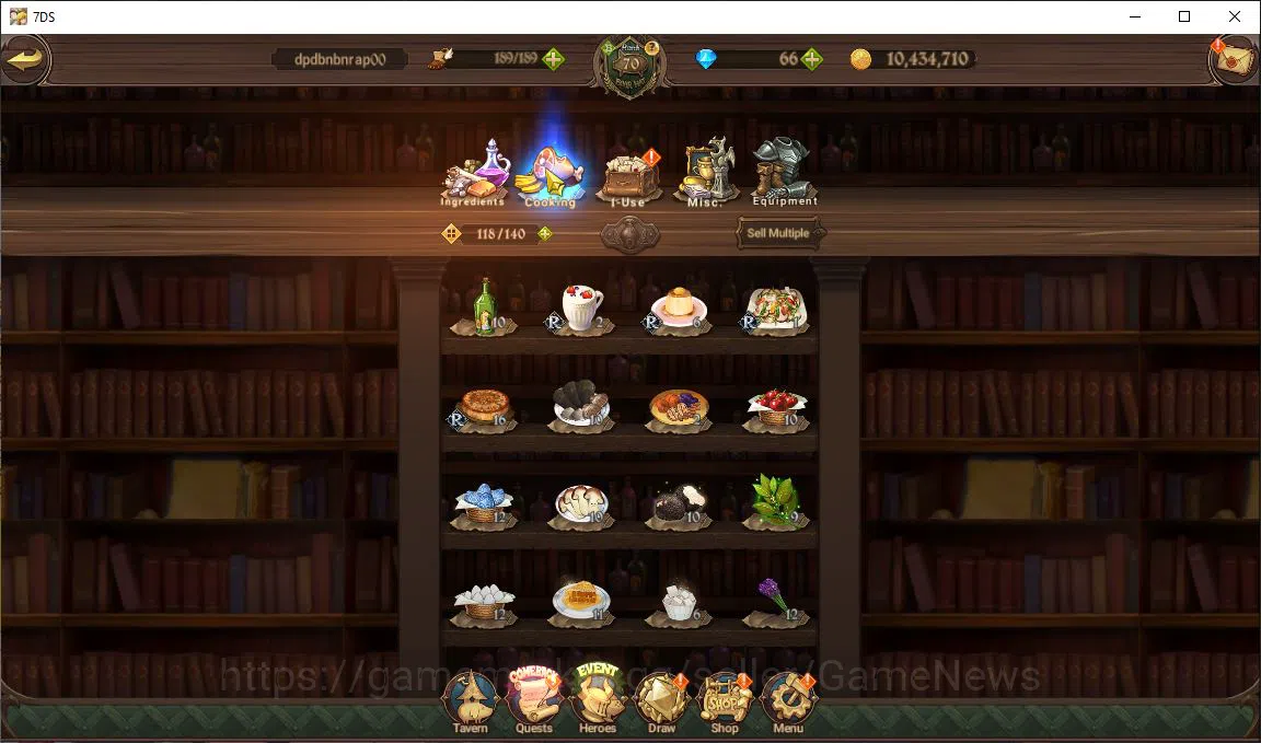 The Seven Deadly Sins: Grand Cross Accounts Midgame Global|3,2M CC|66 DM|2 LR+9 UR+Collab 13