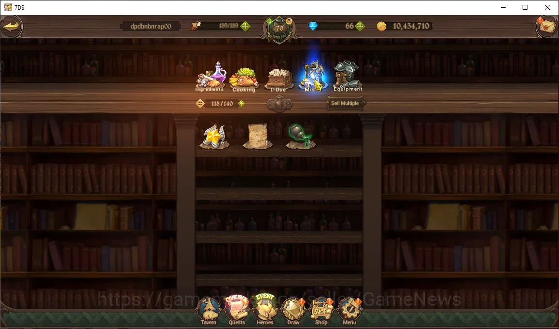 The Seven Deadly Sins: Grand Cross Accounts Midgame Global|3,2M CC|66 DM|2 LR+9 UR+Collab 15