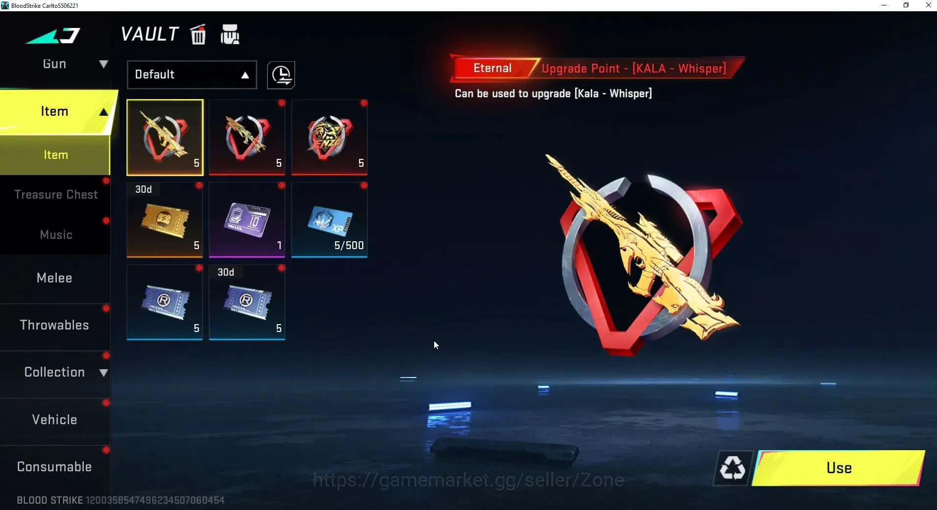 Blood Strike Accounts ASIA|1 ENZO: KAG-6 Comandante | 15 ETERNAL Upgrade image 2
