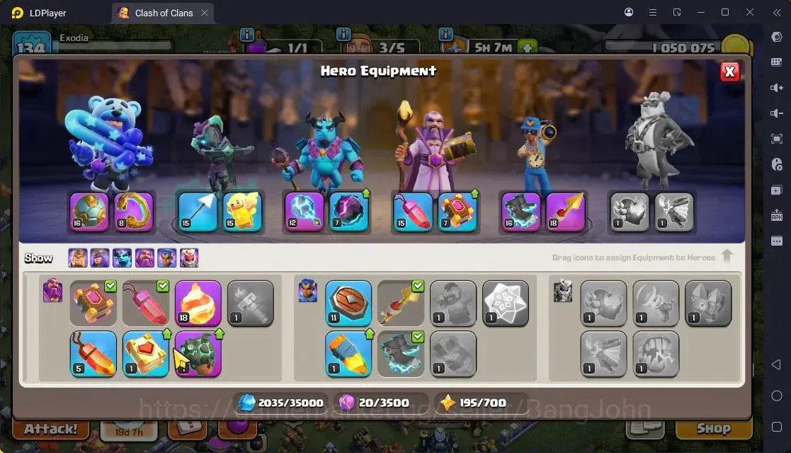 Clash of Clans Accounts High-End TH 13-BH 9|LVL163|BK41,AQ47,MP37,GW27,RC17|BM9,BC15|2 Legend skin & 2 Gold|Gem 1302|Proteck 11