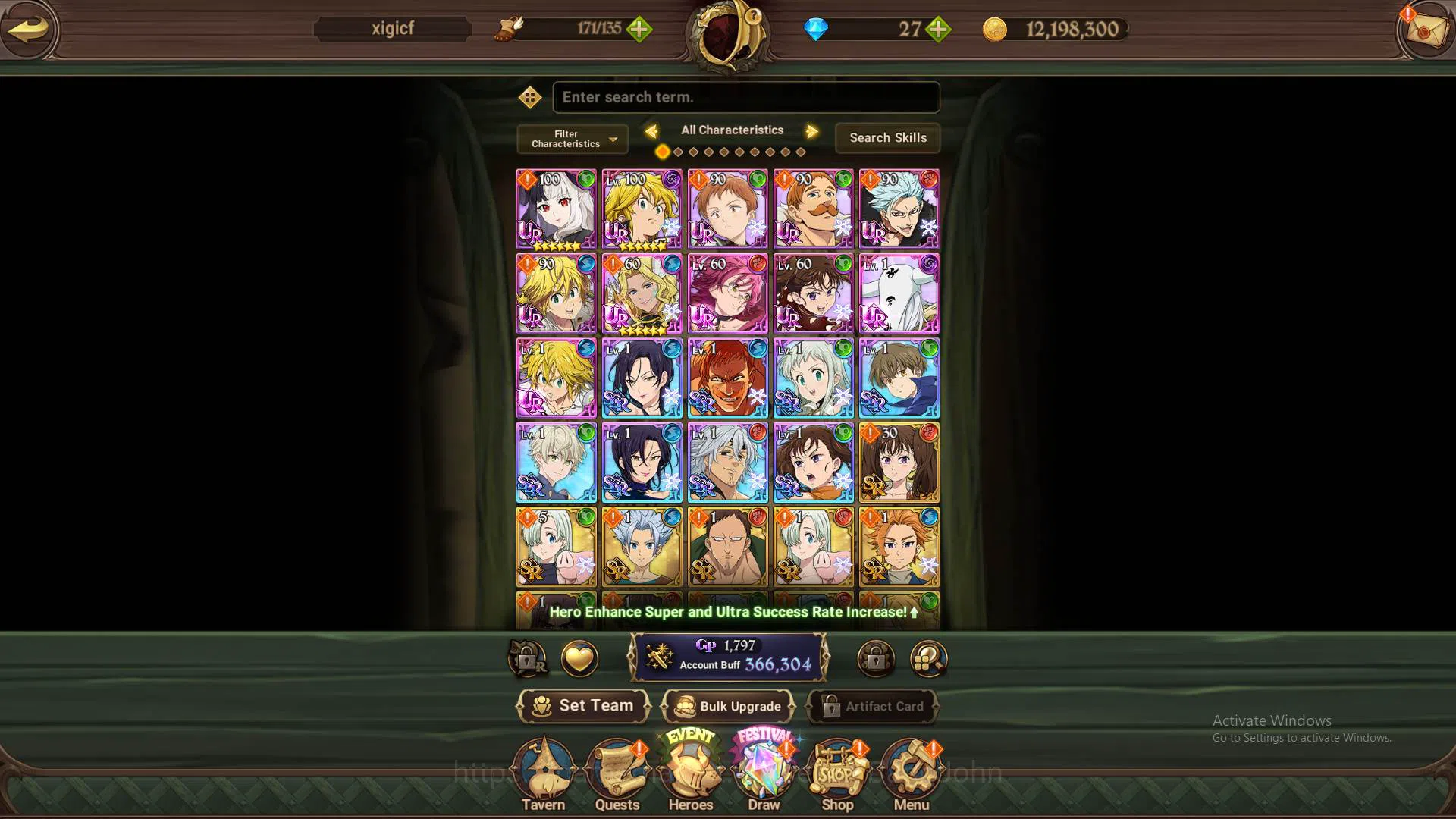 The Seven Deadly Sins: Grand Cross Accounts Others GLOBAL|366K CC|UR GoT Thor3/6,WK Gowther3/6,Mael,DK Meliodas|more detail 8
