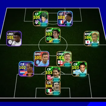 eFootball Accounts Legends & Iconic Players ANDROID| PW3198| BIGTIME BUFFON 108| FRANCE TEAM PACK| EPIC NAKATA 105