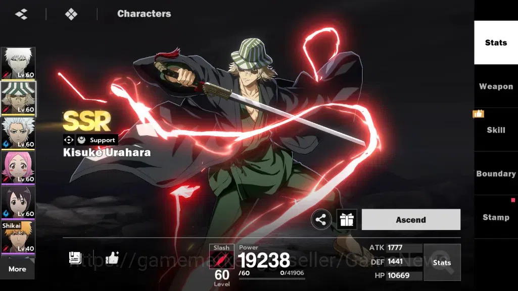 BLEACH: Soul Resonance Accounts NuverseSEA|LV 47|7980 SJ,10 LGT|4 SSR|Ichigo Inner image 6