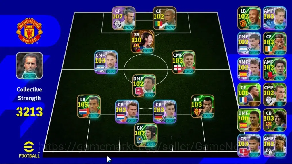 eFootball Accounts Legends & Iconic Players Android|Big Time Lionel Messi FCB'07|16 Epic Gareth Bale X Naruto,Petc 1
