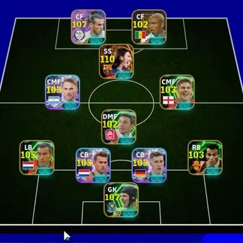 eFootball Accounts Legends & Iconic Players Android|Big Time Lionel Messi FCB'07|16 Epic Gareth Bale X Naruto,Petc