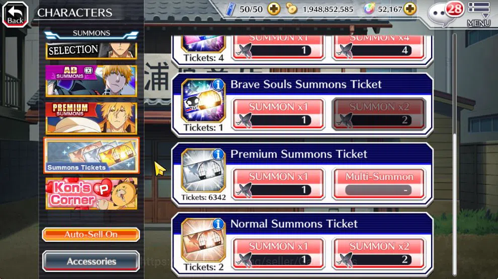 Bleach: Brave Souls Accounts [GLOBAL]52K Orb|Soul Reaper[Shunsui,Jushiro],Ichig image 15