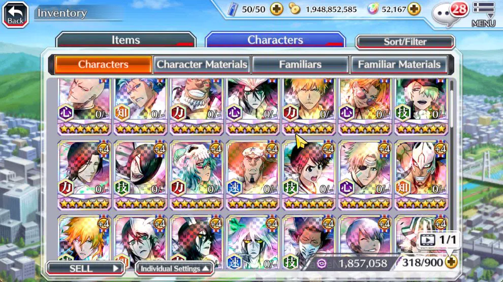 Bleach: Brave Souls Accounts [GLOBAL]52K Orb|Soul Reaper[Shunsui,Jushiro],Ichig image 9