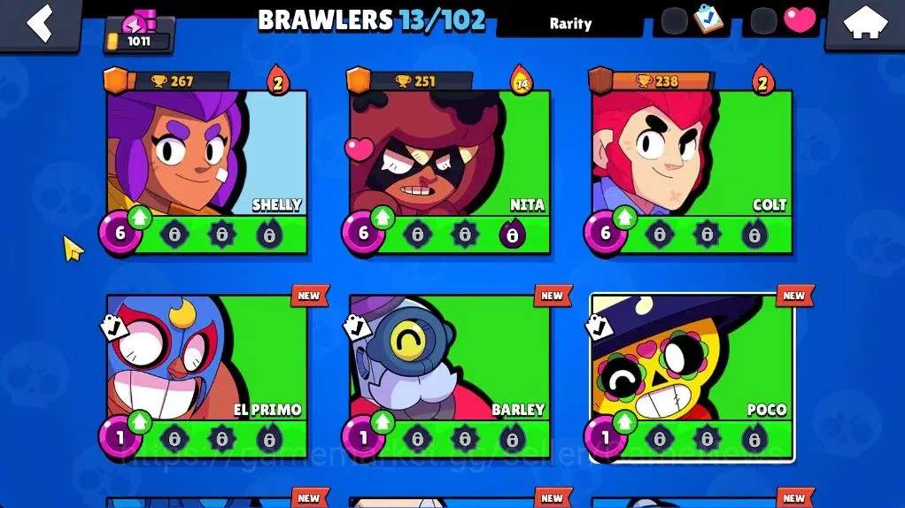 Brawl Stars Accounts 1011 Trophy|13 Brawler |7 Spray 2 Starr Patrol|7K  image 8