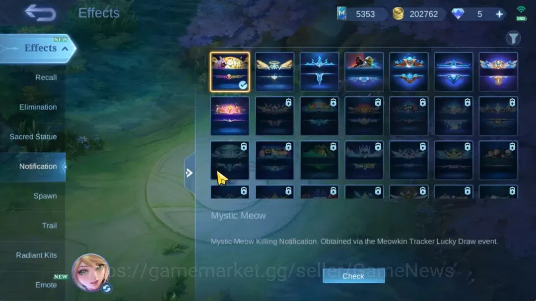 Mobile Legends: Bang Bang Accounts Hero 132|Skin 247|High Glory 76|CC(Valir,Nata),Lbo image 14