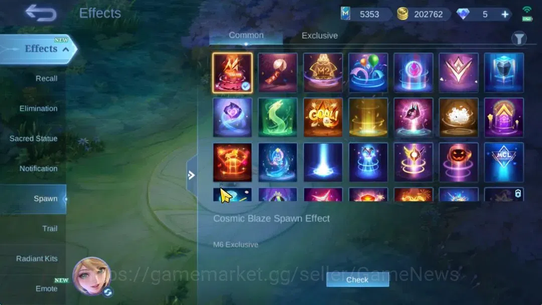 Mobile Legends: Bang Bang Accounts Hero 132|Skin 247|High Glory 76|CC(Valir,Nata),Lbo image 15