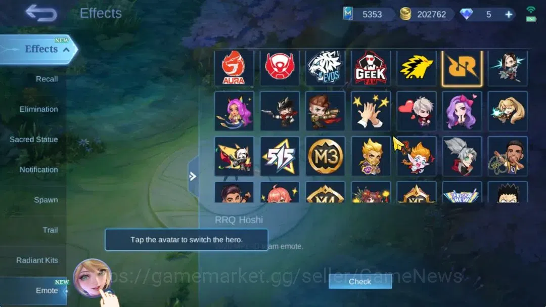 Mobile Legends: Bang Bang Accounts Hero 132|Skin 247|High Glory 76|CC(Valir,Nata),Lbo image 17