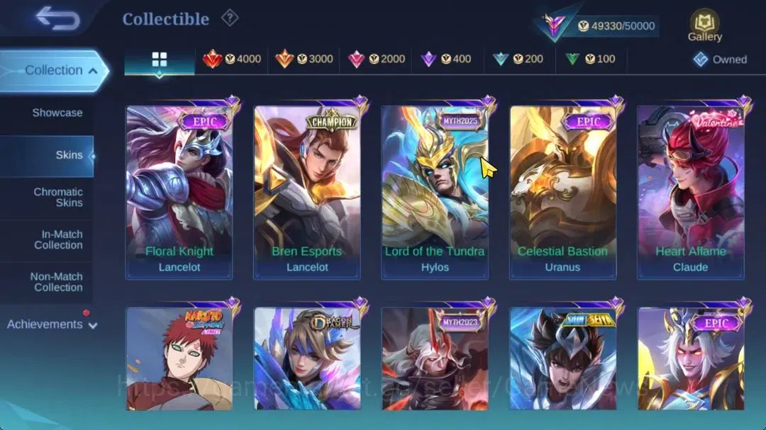 Mobile Legends: Bang Bang Accounts Hero 132|Skin 247|High Glory 76|CC(Valir,Nata),Lbo image 8