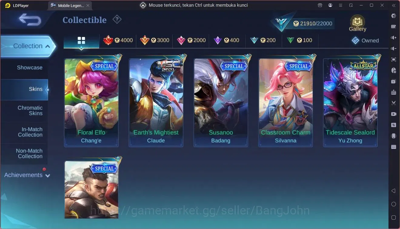Mobile Legends: Bang Bang Accounts Global|Hero 90|Skin 106|Seasoned|Dragon Lancelot,V image 14