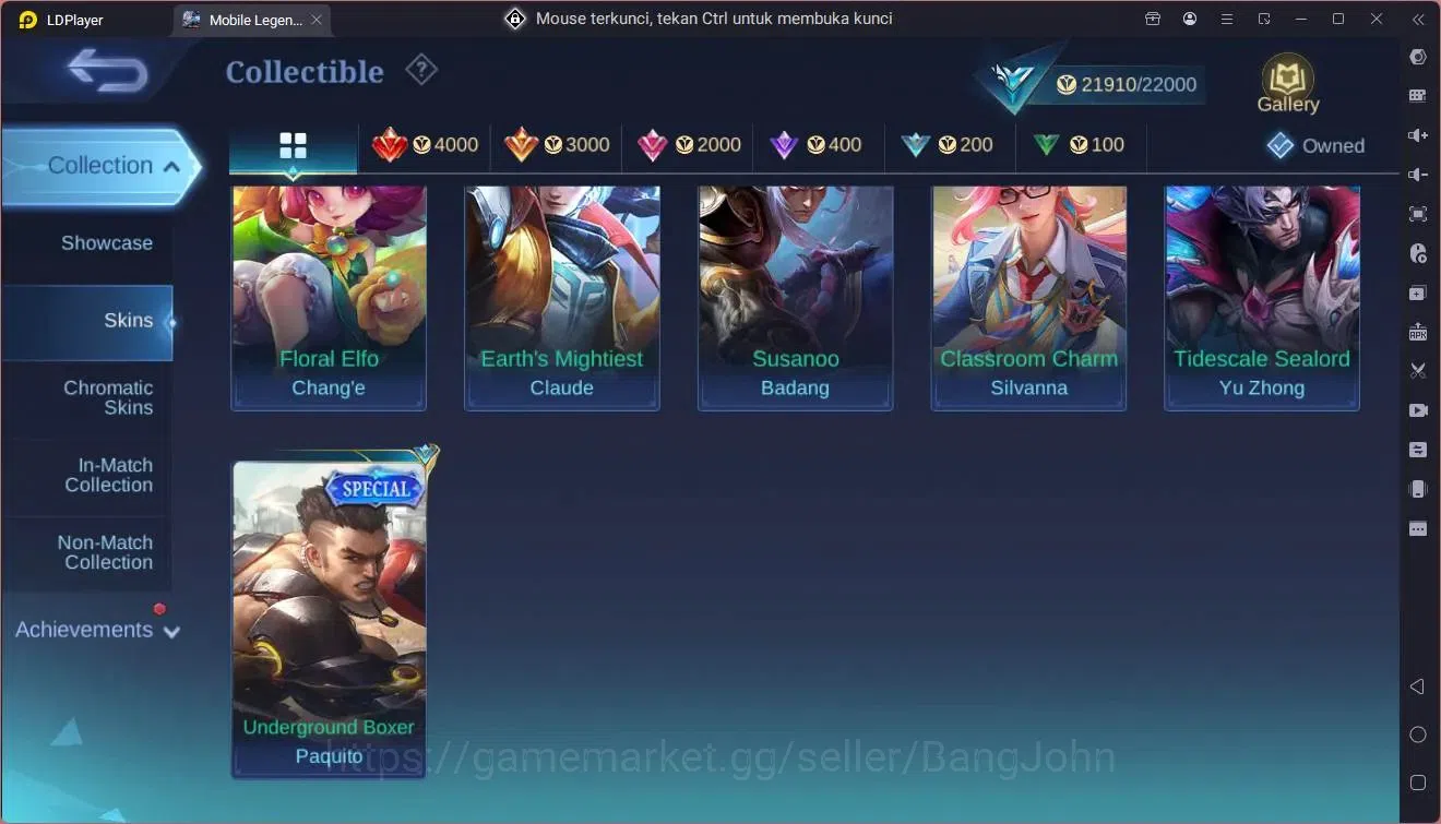 Mobile Legends: Bang Bang Accounts Global|Hero 90|Skin 106|Seasoned|Dragon Lancelot,V image 15