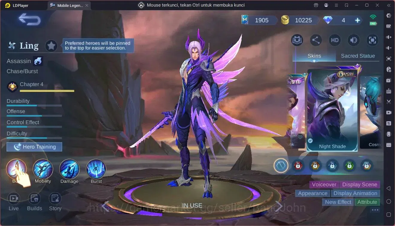 Mobile Legends: Bang Bang Accounts Global|Hero 90|Skin 106|Seasoned|Dragon Lancelot,V image 19