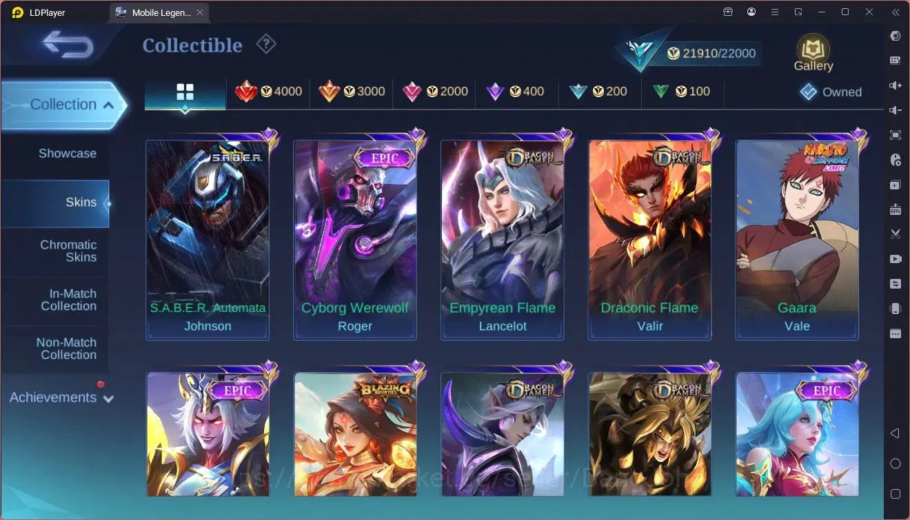 Mobile Legends: Bang Bang Accounts Global|Hero 90|Skin 106|Seasoned|Dragon Lancelot,V image 9