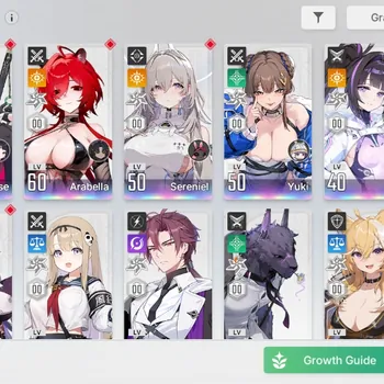Chaos Zero Nightmare Accounts Global|Lv50|12 SSR 3 Limit([Rossweisse,Arabella]+Sign,Sereniel,Hilde,Cizuru,Etc)|12 SR|4