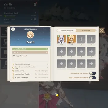 Genshin Impact Accounts Starter ASIA|Fresh Starter|AR 5|1 Limited (Skirk) + 1(*5 Weapon)|Low Main Quest & Map Explore|Male