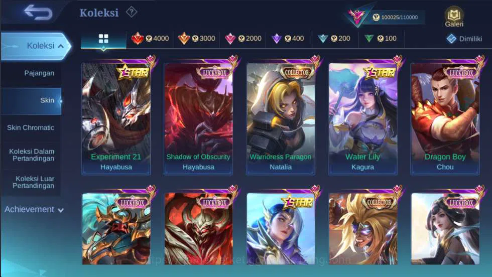 Mobile Legends: Bang Bang Accounts Hero 127 | Skin 344 | Legend Gusion, KOF Masha+Kar image 10