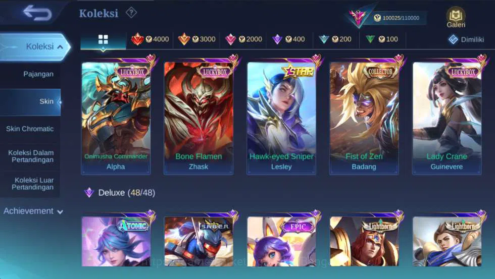 Mobile Legends: Bang Bang Accounts Hero 127 | Skin 344 | Legend Gusion, KOF Masha+Kar image 11