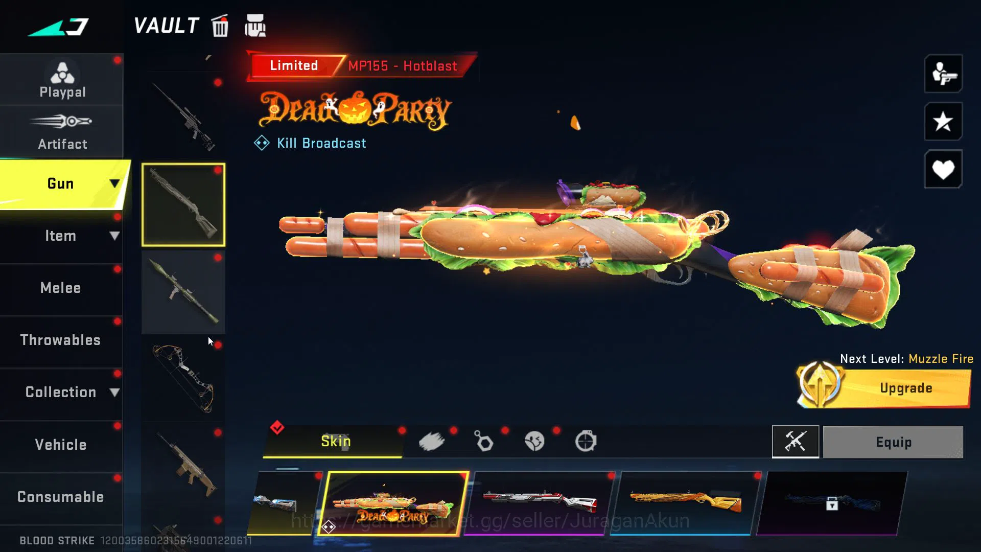 Blood Strike Accounts Mid-Tier Asia|1 ETERNAL COLAB MELE(Dual Blades-Ultrahard Blade)12 5