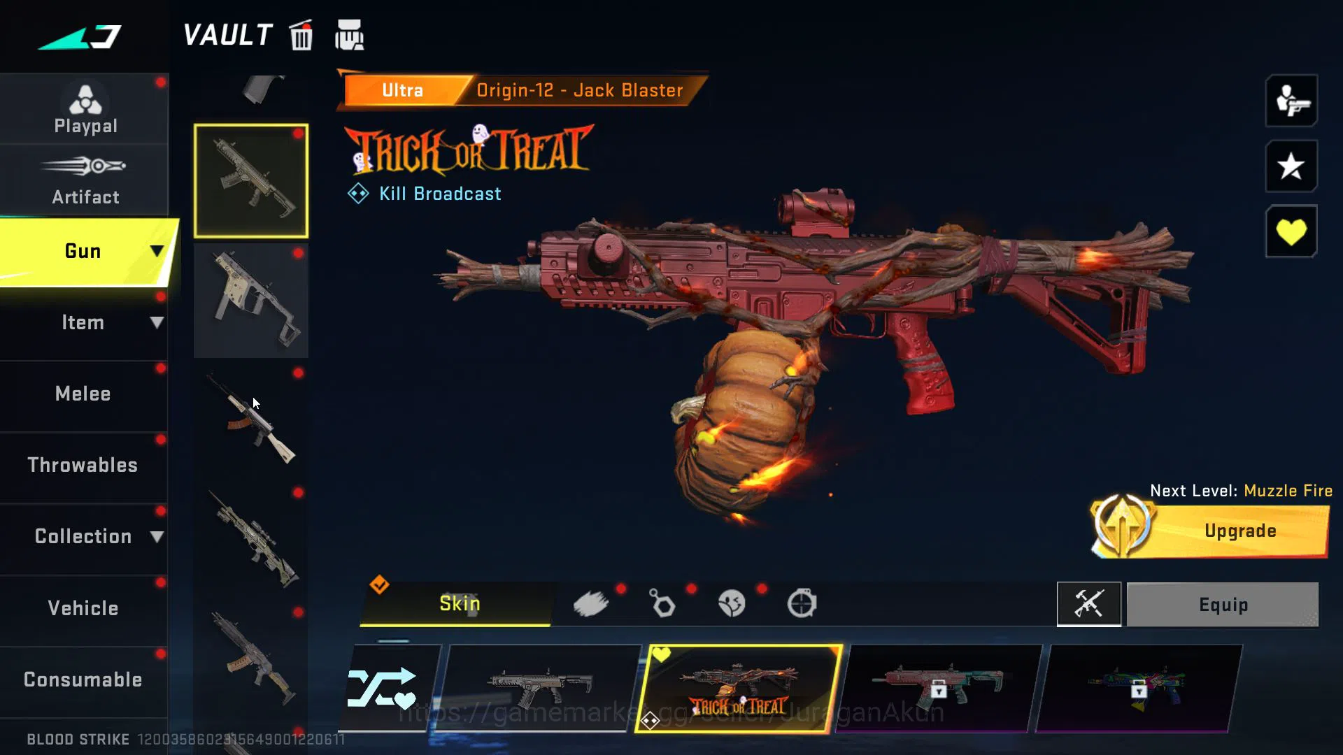 Blood Strike Accounts Mid-Tier Asia|1 ETERNAL COLAB MELE(Dual Blades-Ultrahard Blade)12 7