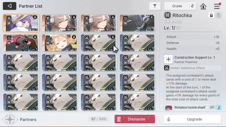 Chaos Zero Nightmare Accounts GLOBAL Verif | Lv05 |Starter Luke Haru Lucas + 6SR image 3