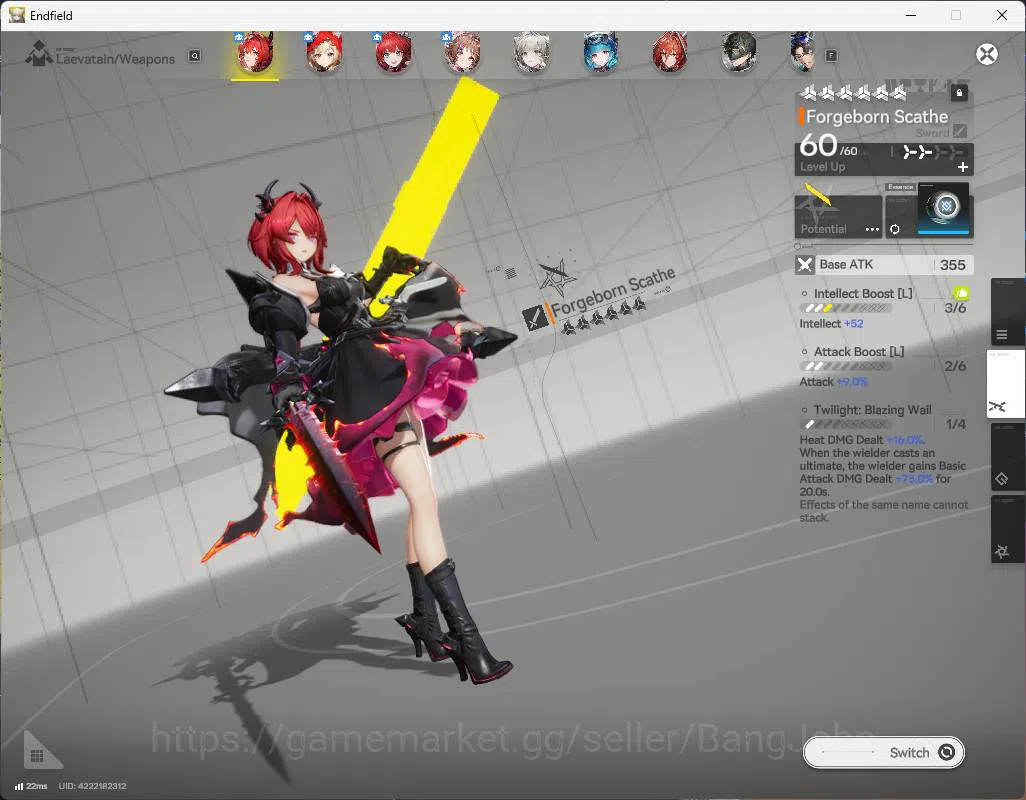 Arknights: Endfield Accounts ASIA | LVL 47 | laevatain, rossi, Ardelia sign, La image 10