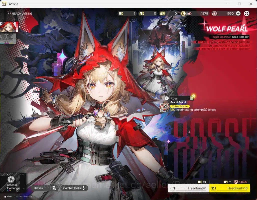 Arknights: Endfield Accounts ASIA | LVL 47 | laevatain, rossi, Ardelia sign, La image 3
