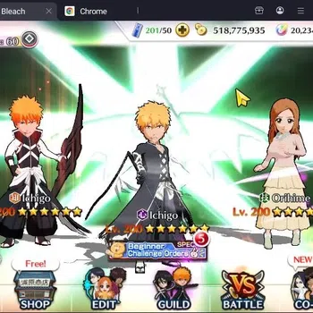 Bleach: Brave Souls Accounts Starter Global |20K Orb+Fresh Story|Ichigo 8th,Orihime TYBW24,Rangiku Swimsuit,Gin The