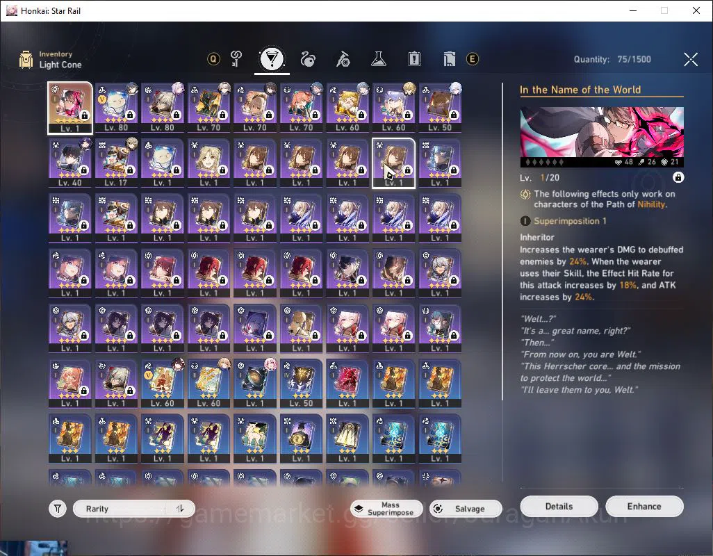 Honkai Star Rail Accounts Mid Game ASIA|TL 63|12 Limited [Sunday,Yunli,Castorice,Firefly,Jingliu,Sparkle,TheDahlia,Etc 3