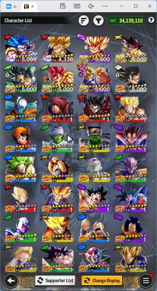 Dragon Ball Legends Accounts Global | Lvl 165|34.1M Total Power|31K CC|2 UL|5 L image 18