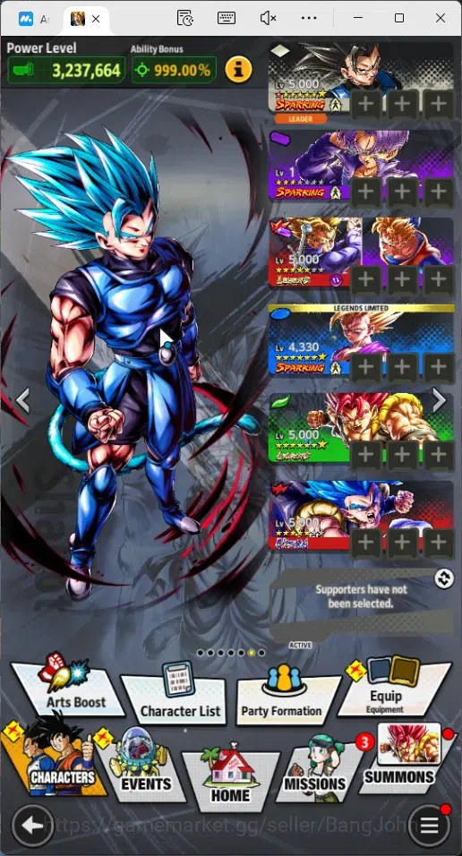 Dragon Ball Legends Accounts Global | Lvl 165|34.1M Total Power|31K CC|2 UL|5 L image 19