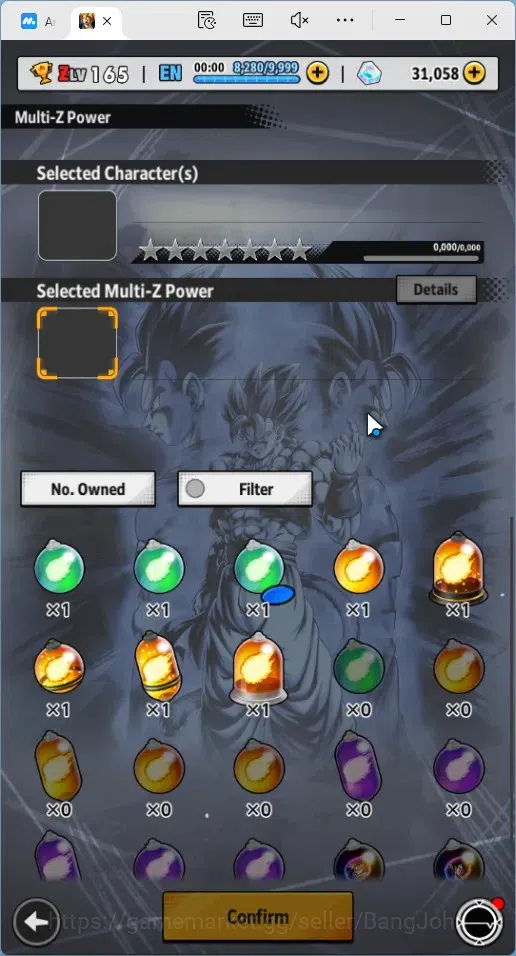 Dragon Ball Legends Accounts Global | Lvl 165|34.1M Total Power|31K CC|2 UL|5 L image 9