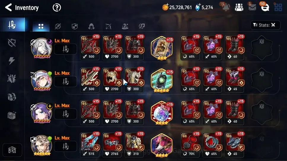 Epic Seven Accounts GLOBAL Unverif|7 ML(Belian,Monar Sword Iseria,NM L image 13