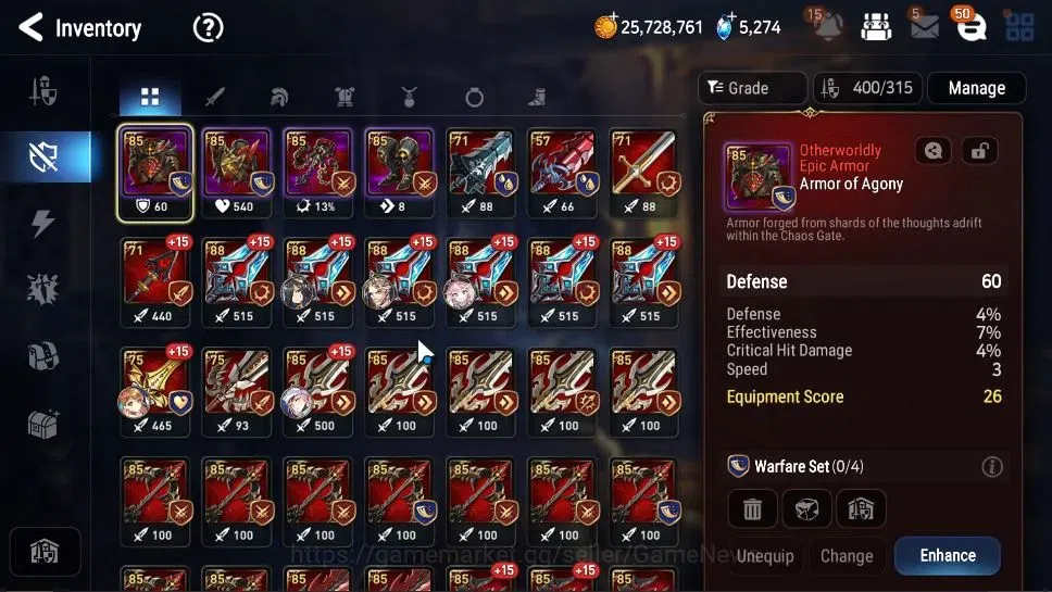 Epic Seven Accounts GLOBAL Unverif|7 ML(Belian,Monar Sword Iseria,NM L image 14