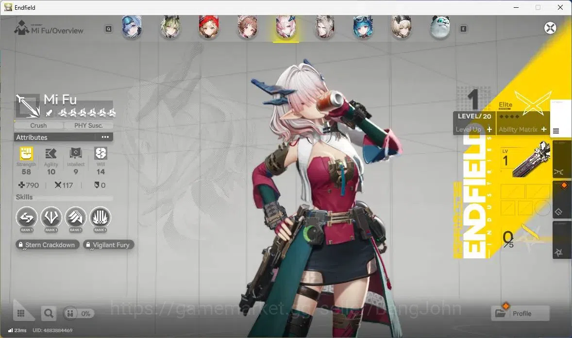 Arknights: Endfield Accounts Asia|Lv 60|6 Limit+5 Sign (Yvonne,Gilberta P1,Laev image 10