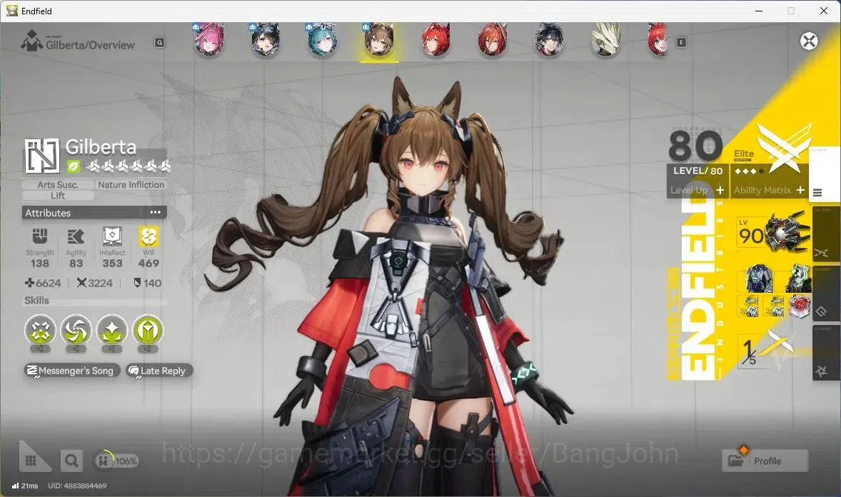 Arknights: Endfield Accounts Asia|Lv 60|6 Limit+5 Sign (Yvonne,Gilberta P1,Laev image 7